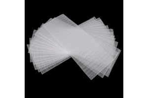 BRRNOO Carta per Tingere i Capelli, Carta Isolante Professionale per Tingere i Capelli Riutilizzabile Cartine per Tingere i Capelli in Evidenza, Lavagna per Evidenziare il Salone Isolamento per(Lungo)