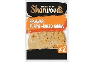 Sharwood's Peshwari Flame-baked Naans, 200g