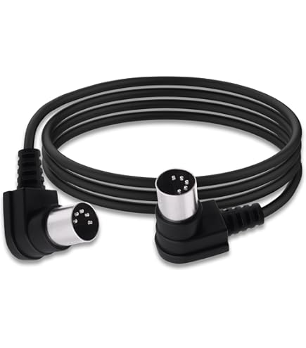 5 Pin Din Câble Midi, 5 Ft 3,5 Mm (1-8 Po) Trs Stéréo Mâle À 5 Broches Din Homme Professionnel