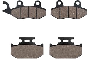 Cyleto Plaquettes de frein avant et arrière pour Yamaha TTR250 TT-R 250 TTR 250 1999 2000 2001 2002 2003 2004 2005 2006