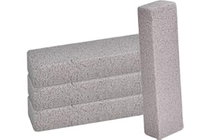 DEARBAG 4 Spazzole per la Pulizia della Pietra Pomice, per Barbecue, Blocchi di Pomice, Blocchi di Pulizia per WC, Blocchi Forti per Barbecue, Cucina, Forno, Doccia, Lavandino