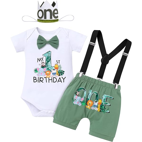 First Birthday Outfit Boy Birthday Outfits DONWEN Baby Boy First