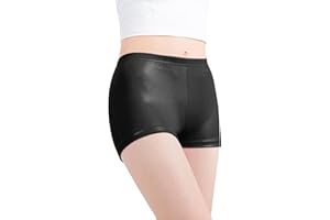 JOCMIC Girls Dance Shorts, Kids Sparkle Glitter Gymnastics Shorts Girls Hot Pants Shorts for Sports Dance Cycling 5-14 Years