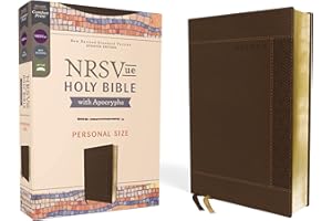 NRSVue, Holy Bible with Apocrypha, Personal Size, Leathersoft, Brown, Comfort Print: New Revised Standard Version Updated Edition, Dark Brown, ... Books of the Old Testament