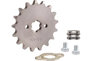 WOOSTAR Moto 420 17 Denti Pignone 17mm Sostituzione per 50cc 70cc 90cc 110cc 125cc Dirt Pit Bike Mini Bike ATV 4 Ruote Moped