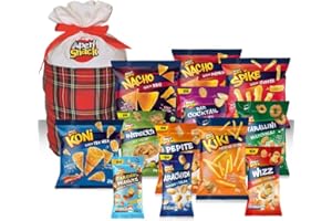 APERI SNACK Aperisnack® - AP06.017.02 - APERICALZA 16 snack - LA CALZA SALATA Sacca regalo di cotone ricamato riutilizzabile. Natale 2025, Epifania| Idea regalo, per bambini ed adulti