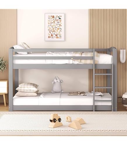 Lit Superposé Enfant Avec Armoire Et Rangement - 90x200 Cm - Pin Blanc/Naturel - Certifié EN-747 - 3