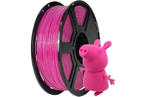 Filamento de impresión 3D PLA FlashForge®, 1,75 mm y 1 kg/Rollo para las series Creator pro (Rosa)