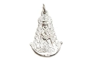 MASBARATA COLGANTE VIRGEN DEL ROCIO PLATA DE LEY 925/1000