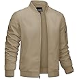 CRYSULLY Men's Fall Bomber Jacket Coat