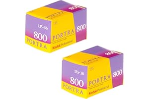 RITZ CAMERA Kodak 145 1855 Professional Portra 800 Lot de 2 Films négatifs de Couleur 35 mm 36 Poses