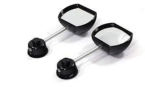 STREETWIZE ACCESSORIES Leisurewize ‘Suck It & See’ Towing Mirror - Twin Pack, Ideal For Towing Caravans, Trailers and Bike Racks