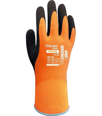 Wonder Grip WG-338 Thermo Plus Latex-Coated Thermal Cut-Resistant