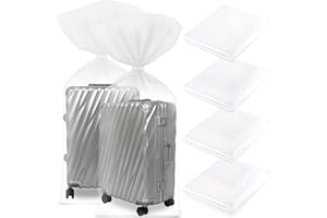 Hejo Extra Grandi Sacchetti Plastica Trasparenti,4 Pezzi Sacchetti Trasparenti per Confezioni Grandi,Durevoli Sacchi Plastica Grandi per Valigie,Bici,Mobili,Peluche,Trapunte Imballaggio(100×150 cm)