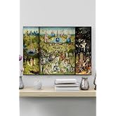 Postermanya (pster20333) D&uuml;nyevi Zevkler Bah&ccedil;esi - Hieronymus Bosch Sanatsal Poster 60 x 90