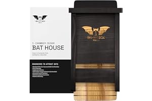 Wildyard Bat House For Outdoors -Casa Completa de Murciélagos para Exteriores - Limpia tu Patio de Mosquitos - Caja de Murciélagos sin Pintura en su Interior