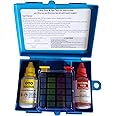 POOLTOOL Swimming Pool PH & Chlorine Test Kit Water Quality Swimming Pool Hydroponics Aquarium Tester Refile Bottle (3o ml 2 Refill Bottles) 1 Set