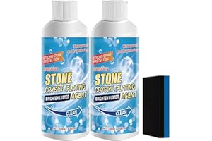 APRILADY Stone Stain Remover Cleaner,Kitchen Marble Oil Stain Cleaner,Marble Stone Cleaner Polishes,Crystal Plating Agent for Marble,Tile,Granite,Kitchen Cooktops,Restoring The Natural Beauty Of Marble. (2Pcs)