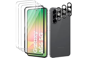 Yenwen für Schutzfolie für Samsung Galaxy A56 5G für Panzerglas, 3 Stück Displayschutz mit 3 Stück Kameraschutz für Samsung A 56, 9H Härte Schutzglas Handy Folie HD Klar Panzer Schutz Glas