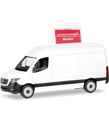 Herpa 13260 Mercedes-Benz Vario Langkasten GW-A/S Modellauto 1:87 - Mini-Kit, Rot, Kunststoff