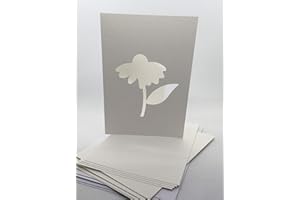 Iris Folding Card Pack Daisy C5 Size Makes 4 Cards DeeCraft