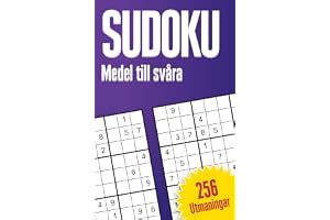 Sudoku : medel til svåra, 256 utmaningar