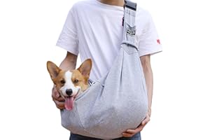 Yinuoday Tragetasche für Haustiere Tragbar Kleine Haustier Welpen Umhängetasche Reise Träger Schulter Beutel Hundetragetasche Atmungsaktiv Tragetasche für Katzen und kleine Hunde up to 14 lbs