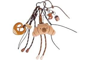 Georgie Porgy Accessoires pour Sacs à main Bag Charm Porte-clés pour Femmes Pendentif de Sac pour Sac à dos Cadeau d'anniversaire pour filles