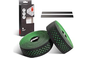 CNCLOL Road Bike Handlebar Tape,2350mm Bicycle Handle Bar Wrap for Gravel Bike.（Blue/Green/Red/Yellow/White/Black/Orange/Carbon pattern）