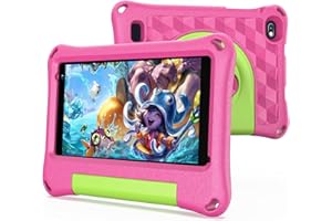 GOZZGEAR Android 13 Kids Tablets 7 inch for Toddler, Parental Control, Free Kids APP,32GB GMS Certified WiFi Dual Camera with Eye Protection, Pink