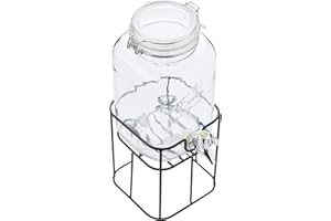 A'Domo Point-Virgule Dispenser per bevande con supporto metallico 3,6 L