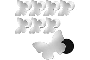 Veftsvy 8 Pezzi Pesi Magnetici della Tovaglia, Pesi della Tovaglia in Acciaio Inox Extra Pesante, Clip Magnetica per tovaglia per Outdoor Picnic Party (Farfalla)