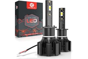 CAR WORK BOX H1 LED Bombillas, 130W 28000LM LED Faros Delanteros pour Coche 12V, 6500K