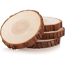 WOPPLXY 30 Pièces Rondin De Bois, Rondin De Bois Deco