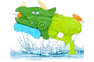 TENUISKFT Pistolet na wodę dla dzieci i dorosłych, 660 ml, pistolet natryskowy na wodę o zasięgu 8-10 m, nadaje się na letnie imprezy wodne, na basen, plażę, na zewnątrz