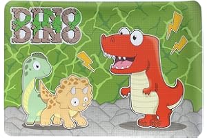 CARTOON Miękka plastikowa mata Dinozaury, mata stołowa, antypoślizgowa i zmywalna, odporna na ciepło, 44 x 30 cm