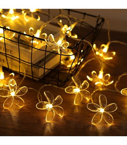 Luci A Forma Di Farfalla 3m 20 LED Multicolore - Catena Luminosa A Batteria Per Interni/Esterni, Decorazione Festosa - 2