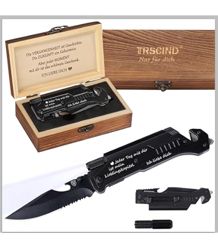 Survival Gereedschap NEO TOOLS Survival Kit Geschenken Voor Mannen Papa Vriend - Vaderdag Cadeaus, Verjaardagscadeau-ideeën Broer, Survival Outdoor-uitrusting (14 Stuks - 63-153 Survival Kit Set