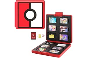 LUCYLANKER Giochi Custodia Porta Cartucce di Gioco per Nintendo Switch Lite PS Vita e Schede SD,Portatile e Sottile Organizzatore Card Giochi, Custodia Giochi Scatola Adatto a 24 Giochi (Palla)