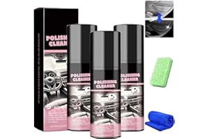 LLELEMAMO Nicetopu Polishing Cleaner, 2025 New 100ml Polish Cleaner for Car Interior, Car Interior Spray, Interior Detailer Spray for Rubber, Leather (3Pcs)