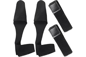 LSYYSL 2 Pieces Of Rod Ties And 2 Pieces Of Rod Protective Caps, Fishing Rod Protective Covers, Elastic Fishing Rod Ties, Fishing Supplies, Fishing Rod Accessories