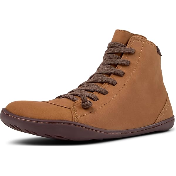 Camper Brutus+ K400816 - Basket Bootie Donna In Pelle Verde Scuro - Suola In Gomma Vulcanizzata - 2
