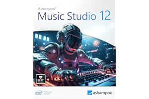 Ashampoo Music Studio 12 - Musikprogramm für PC, Audio-Bearbeitung und Aufnahme, 1 Benutzer Lizenz, Aktivierungscode per Post