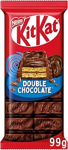 KITKAT Doppio Cioccolato Tavoletta Wafer ricoperta di Cioccolato 99g