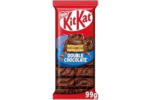 KITKAT Doppio Cioccolato Tavoletta Wafer ricoperta di Cioccolato 99g