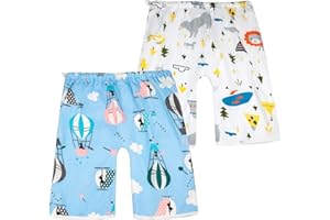 FLYISH DIRECT 2 Stück Baby Windelrock Windelhose Töpfchen Trainingshose für Kinder Töpfchentraining, L, 4-8 Jahre/4-8T