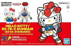 BANDAI SPIRITS Bandai Gundam : Hello Kitty & RX-78-2, Spirits SD-EX Standard