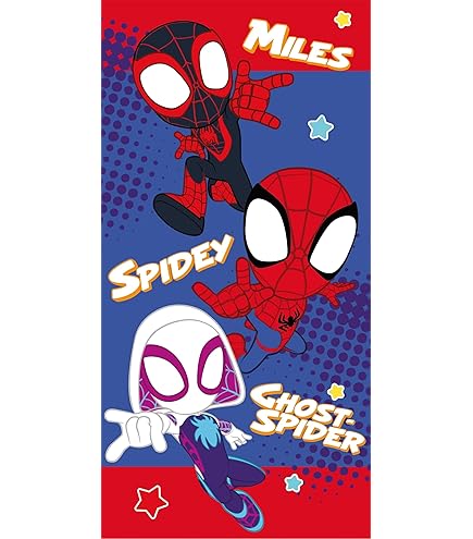 Spidey Strandtuch Für Kinder - Offizielles Marvel Design 70x140 Cm