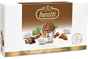 Buratti Confetti Dragées à l'amande Recouverte de Chocolat Tendresses goût Nut Cream 1 Kg