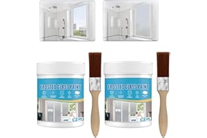 Bonseor Frosted Glass Spray Paint, Door and Window Shading Frosted Glass Paint, Frost Spray Paint for Glass (2 PCS)